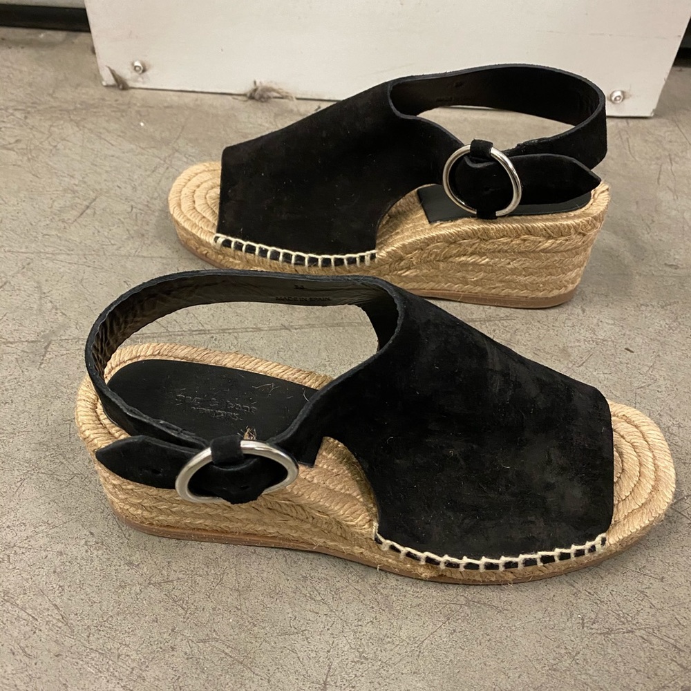 Rag & Bone Calla Black Suede
